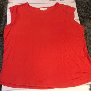 Calvin Klein EUC 1X Cap Sleeve Top